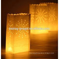 fire-retardant smiling face paper candle bag for sale,customized design ,OEM orders are welcome